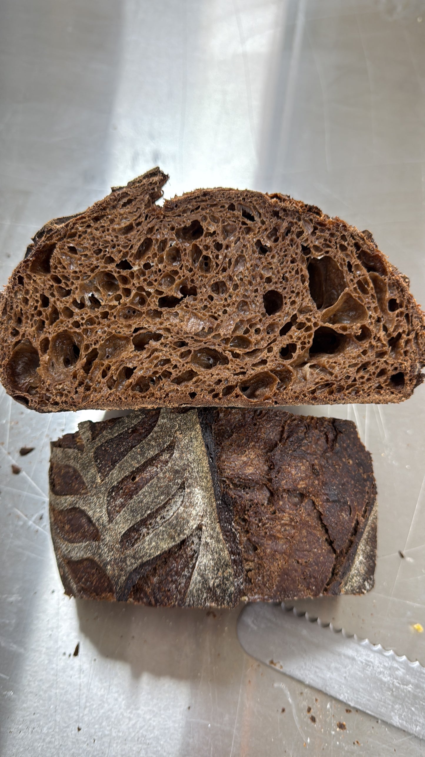 Carob Sourdough Loaf