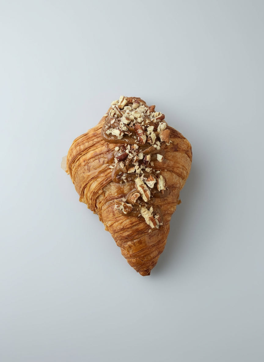 Salted Caramel & Pecan Croissant