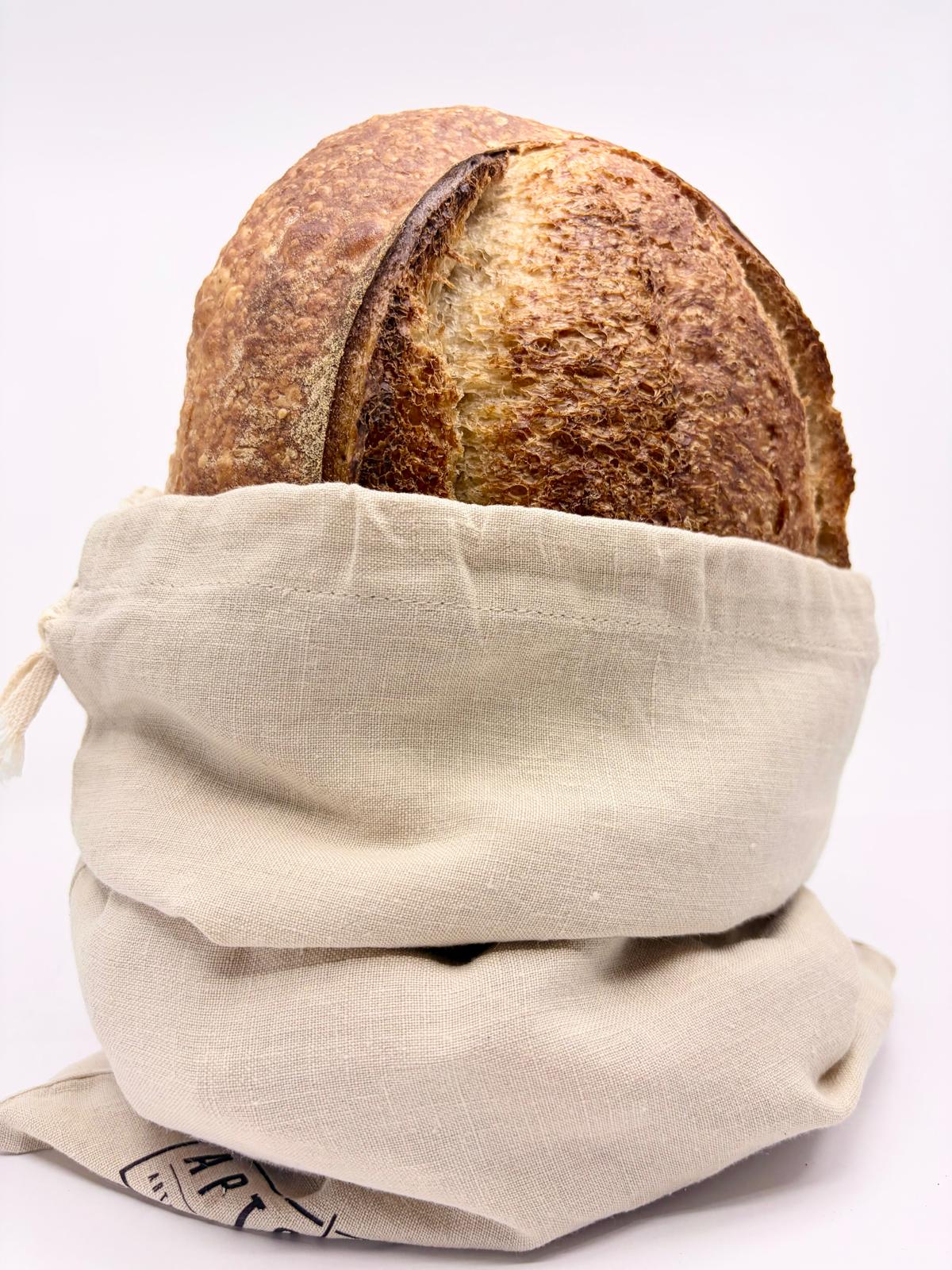 Sourdough Bread in a bread bag