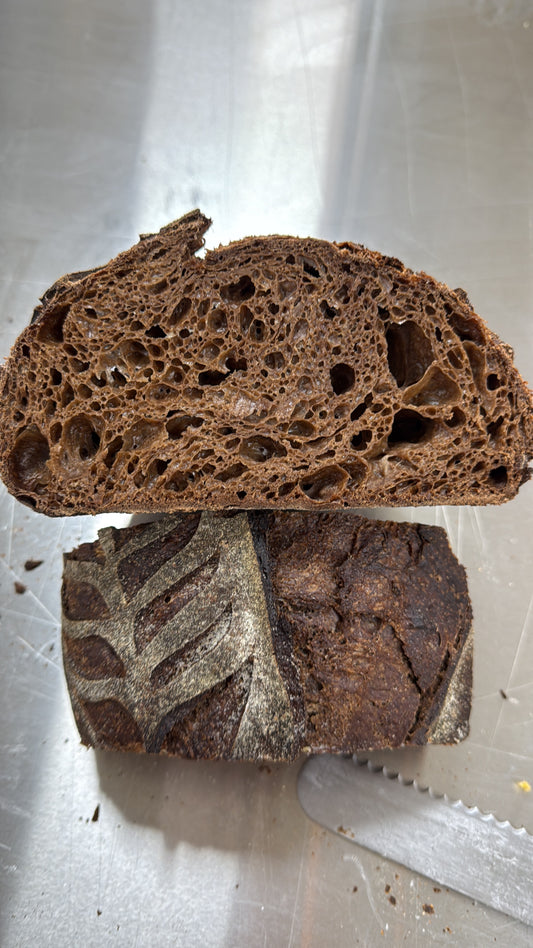 Carob Sourdough Loaf