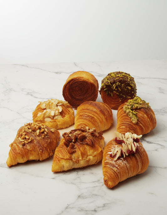 Assorted croissants