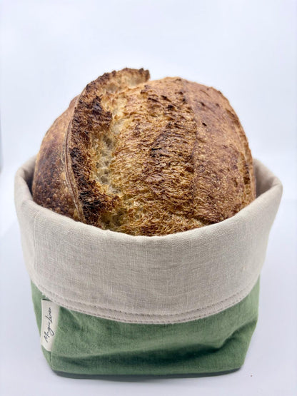 Bread Ritual Bundle — Bread Bag + Tea Towel + Bread Basket