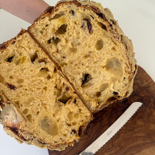 Pistachio Panettone by Chef Fabrizio Lusenti