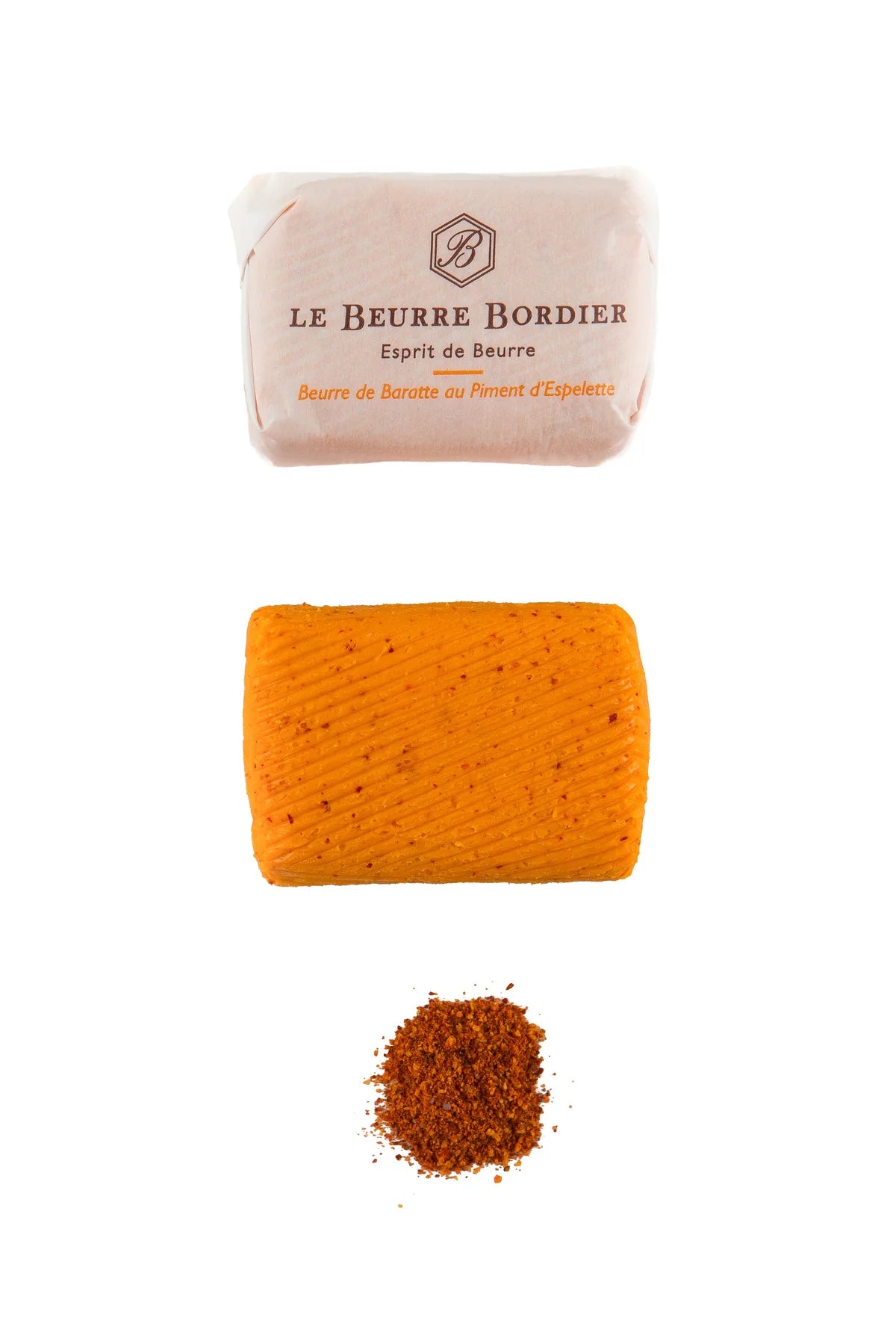 Le Beurre Bordier - Espelette Chili Butter - Piment d'Espelette