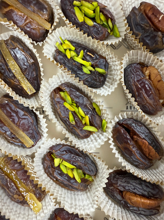 Assorted Majdoul Dates Stuffed with Nuts