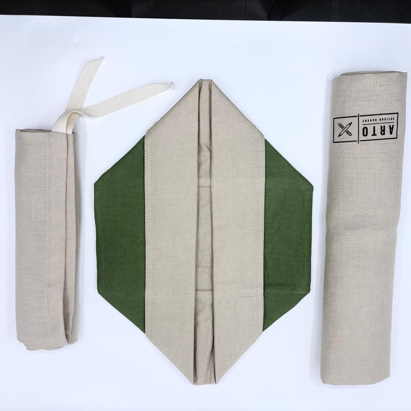 Bread Ritual Bundle — Bread Bag + Tea Towel + Bread Basket