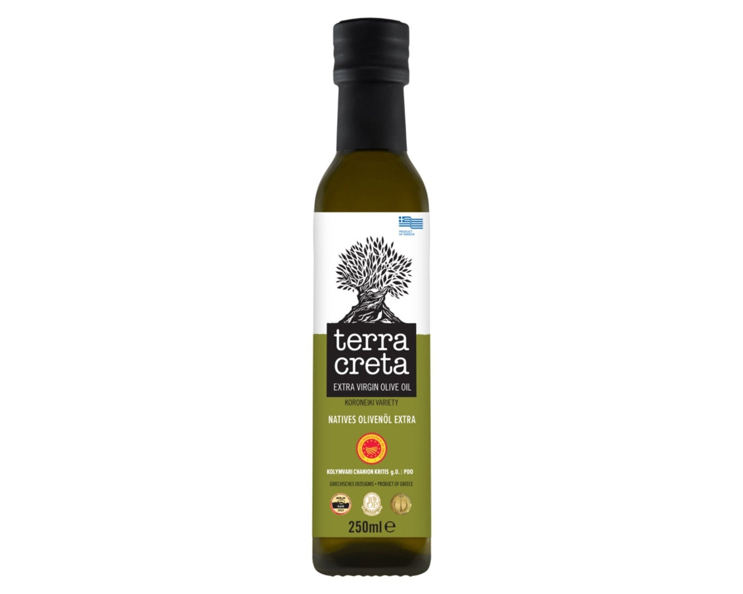 Greek Extra Virgin Olive Oil - Koroneiki Variety - 250ml Bottle
