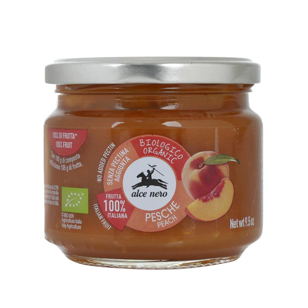 Organic Peach Jam - 270gr