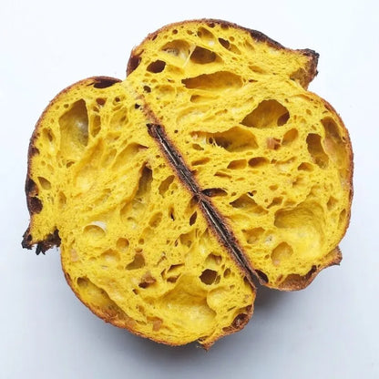 Turmeric Sourdough Open Crumb