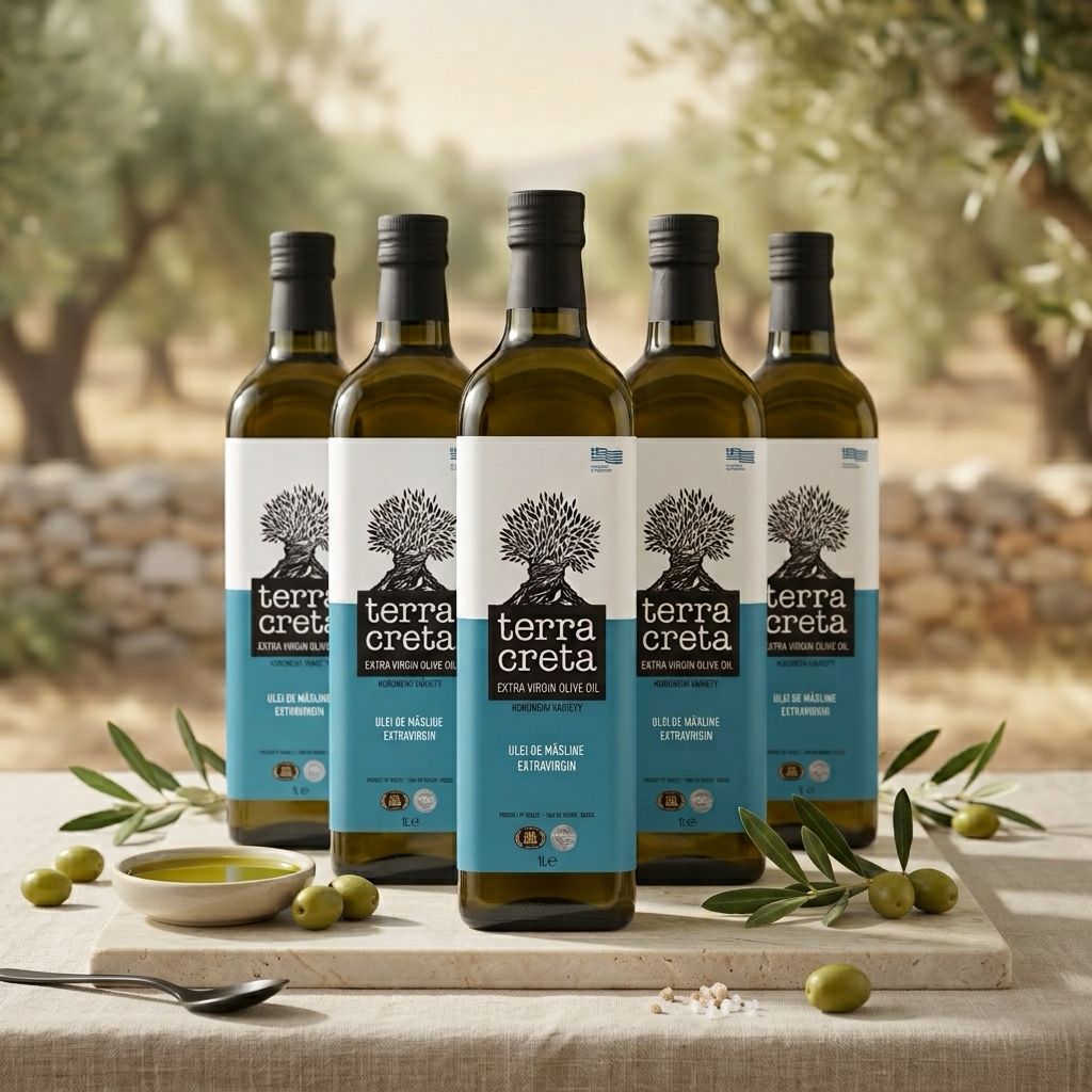Special Offer - 5 x 1 Litre  - Greek Extra Virgin Olive Oil – Koroneiki Variety